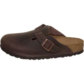 Birkenstock Boston Nubukleder geölt schmal habana 42