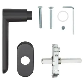 SOTech Fenstergriff SAM anthrazit mit Befestigungsmaterial