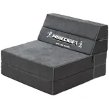 Phoenix Schlafcouch Webstoff 2-Sitzer Grau