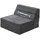 Phoenix Schlafcouch Webstoff 2-Sitzer Grau