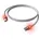 Cat 6A Class EA mit saCon Stecker LSOH grau 2 m