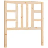 vidaXL Kopfteil 81x4x100 cm Massivholz Kiefer