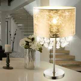 ETC Shop Tischleuchte Kristalldekor Klar