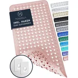 Homerella homerella® Badewannenmatte rutschfest 88x39cm, INKL. HAKEN, Rutschfeste Badematte BPA frei, Duschmatte rutschfest, Antirutschmatte Badewanne, Rutschmatte Badewanne, schimmelresistent&maschinenwaschbar