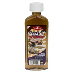 Elite Teaköl Hartholzpflege, Beseitigt Flecken und schützt vor Verwitterung, 175 ml - Flasche