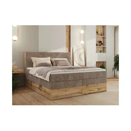 MKS Meble Wood Classic King 180 x 200 cm H3 Braun