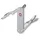 Victorinox Taschenwerkzeug Companion S Alox, Multitool, 5 Funktionen, Klein, Inkl. Schere und Schraubendreher, Swiss Made, Silber