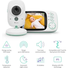 TrueLife NannyCam H32 Pro Ersatzeinheit Parent Unit 1 St.