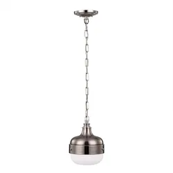 Cadence Pendelleuchte nickel poliert, Stahl gebürstet Feiss FE-CADENCE-1P-BS