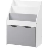 Woltu Kinderregal KR004 3 Regale Holz grau