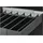 Servetto Hosenhalter-Stangen Papillon anthrazit
