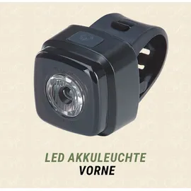 Prophete LED Akku Beleuchtungs-Set Fahrradbeleuchtung