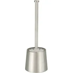 WENKO Moretta WC-Garnitur, Edelstahl 17680100 , Maße: Ø 12 x 36 cm