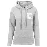 Mister Tee Miss Tee Waiting For Friday Kapuzenpullover Grey XS