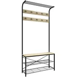 VCM Taliro 100 x 40 x 30 cm braun / braun