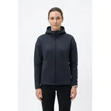 Jack Wolfskin Damen, Funktionsjacke MOGARI HOODED FZ W, Größe XS in Schwarz dark navy,), / dark navy