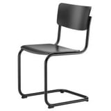 Thonet S 43 Freischwinger Buche schwarz gebeizt