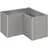 Belvedere Midi L100 102 x 102 x 61 cm quarzgrau-metallic
