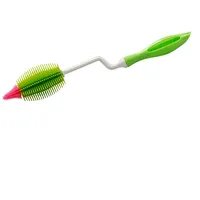 STONELINE STONELINE® Silikon Flaschenbürste mit drehbarem Stiel 35 cm,