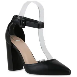 Damen Spitze Pumps in Schwarz