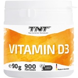 TNT Vitamin D3 Pulver (90g = 900 Portionen) • Vitamin D hochdosiert • 1.000 IU (=25 μg) pro Portion • Sonnenvitamin mit Depot-Wirkung • D3 ohne Zusätze • Laborgeprüft & Made in Germany