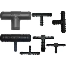 Schlauchverbinder T-Stück 6 mm x 4 mm x 6 mm Weiß