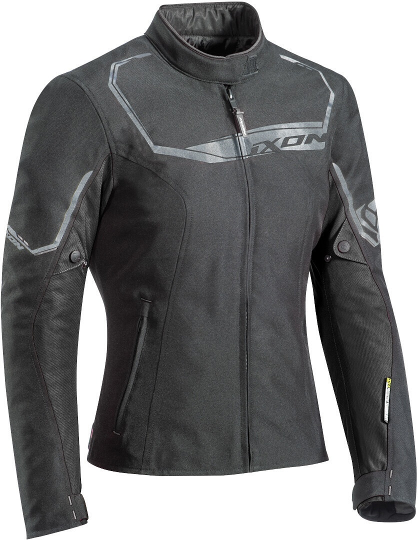 Ixon Challenge Dames motorfiets textiel jas, zwart, 3XL Voorvrouw