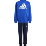 Adidas Essentials Logo Fleece Set 5-6 Years - semi lucid blue/white