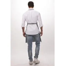 Chef Works Colour by B192 Verstellbare Latzschürze, Grau