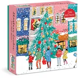 Galison Mudpuppy 735356858 Christmas Carolers Square Boxed 1000 Piece Puzzle