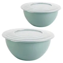 2friends 2er Set Schüsseln Pastellgrün 5 L
