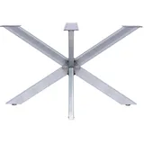 BC-ELEC TISCHGESTELL Kreuzgestell SPIDER lackiertem Stahl 120x68x71 Tischkufen Möbelgestell Tischbeine