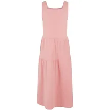 URBAN CLASSICS Girls 7/8 Length Valance Summer Kleid - Rosa
