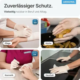 ARNOWA GmbH ARNOMED Latexhandschuh puderfrei - Größe M