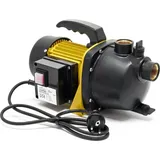 Wiltec Gartenpumpe 2800l/h, 600W, mit Tragegriff & Wasserablassschraube, max. Förderhöhe 35m, für Süßwasser Hauswasserwerk Wasserpumpe Bewässerungspumpe Regenwasserpumpe