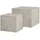 House Nordic Beistelltisch-Set 2-teilig PRAGUE, Braun - MDF