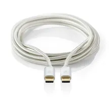 Nedis USB-C 1,0 m Gold/Grau/Silber