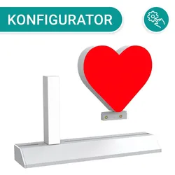 abcMix Slide Konfigurator LED-Buchstaben auf Schiene und zum Aufhängen