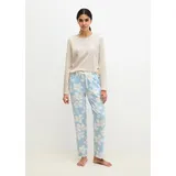 Marc O'Polo Pyjamahose Mix N Match Blau M