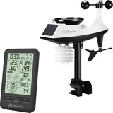 Miraval Profi Funk-Wetterstation mit Wetterhahn Hygrometer Windgeschwindigkeit Temperatur