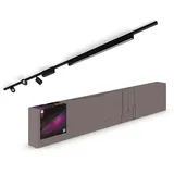 Philips-SET 4x Dimmbare LED RGB-Leuchte für Schienensystem Hue LED RGB/44,6W/230V - Schwarz