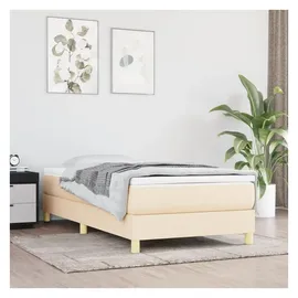 vidaXL Boxspringbettgestell 90 x 200 cm Creme