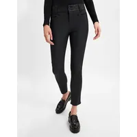 STREET ONE Damen A377897 Beschichtete Hose Im Slim Fit,