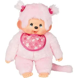 Monchhichi Kuschelpuppe 45 cm Pink/Rosa