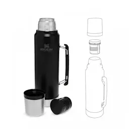 Stanley Classic Legendary Bottle 1.1 QT matte black pebble 1 l