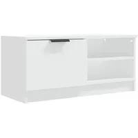 Jinlefu vidaXL TV-Schrank Weiß 80x35x36,5 cm Holzwerkstoff