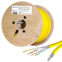 HB-Digital CAT 7a Verlegekabel Duplex Installationskabel max. 1200 MHz