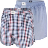 TOM TAILOR Herren Web-Boxershorts, 2er-Pack Multipacks