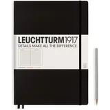 Leuchtturm1917 Notizbuch Master A4, liniert, schwarz