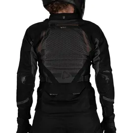 leatt adventure Adventure FlowTour 5.5 Textiljacke Schwarz/Dunkelgrau/Gold 3XL